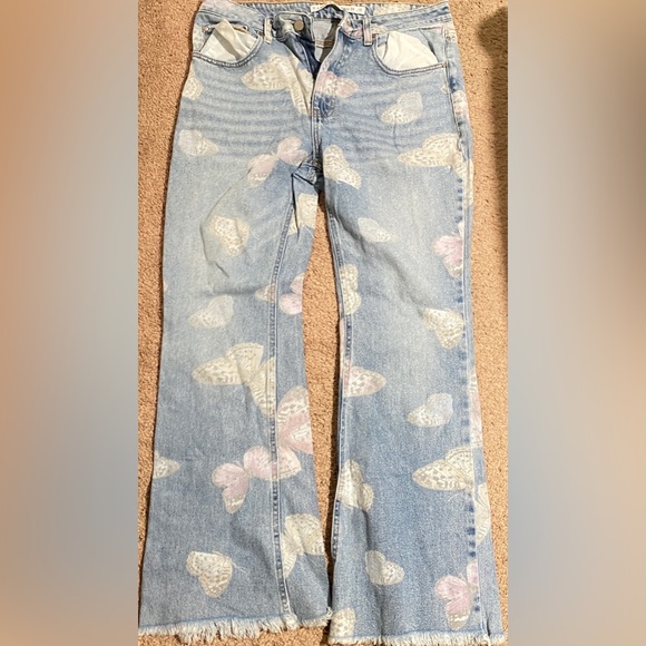 Butterfly Flare Jeans Size 13 - Picture 3 of 6